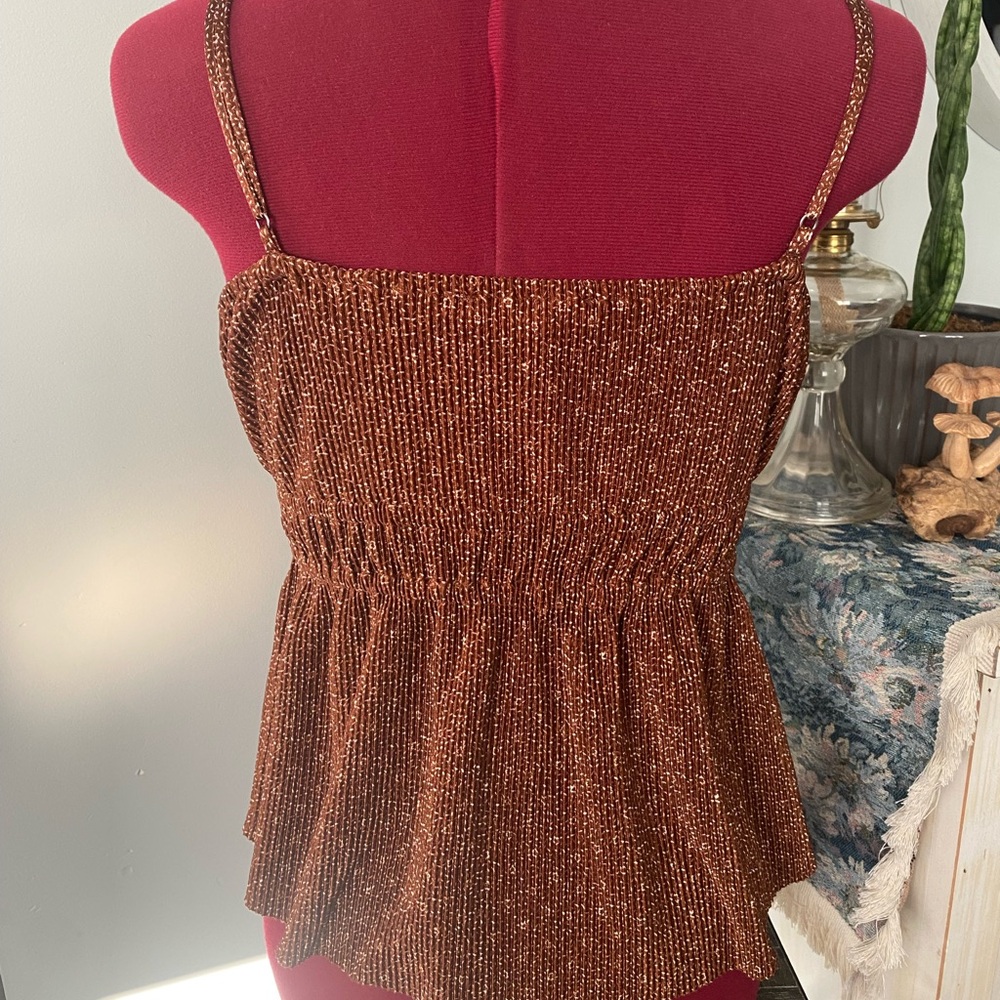 Abercrombie & Fitch Babydoll Brown Camisole - Picture 2 of 3